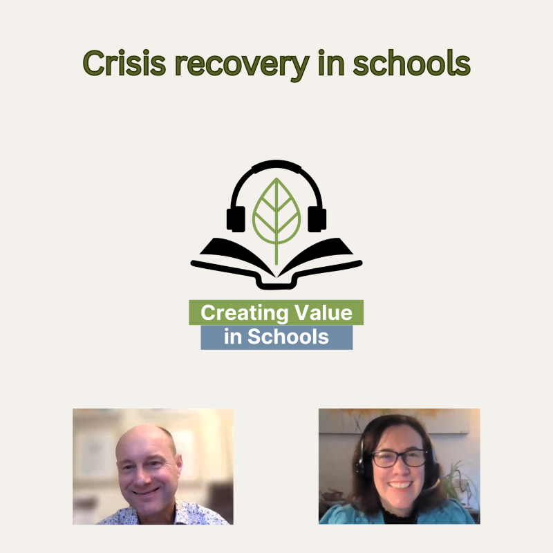 Artwork for episode 23 of the Creating Value in Schools podcast